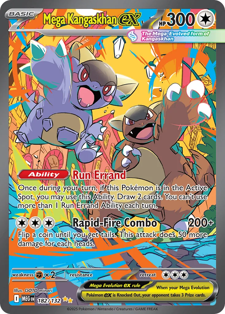 Mega Kangaskhan ex, Mega Evolution #182/132
