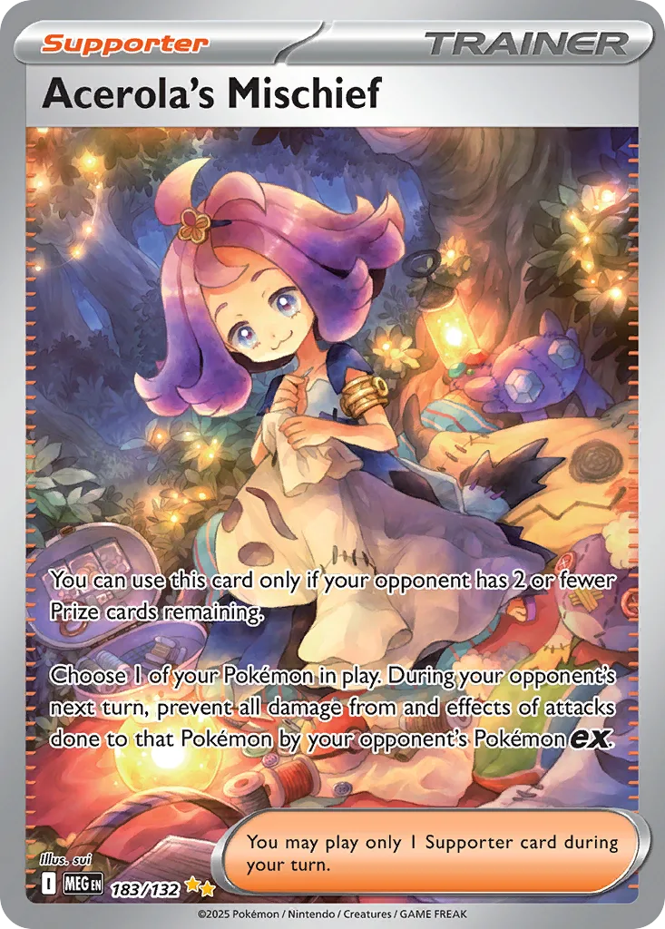 Acerola's Mischief, Mega Evolution #183/132