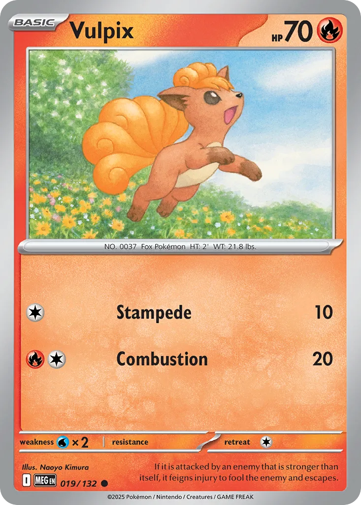 Vulpix, Mega Evolution #019/132