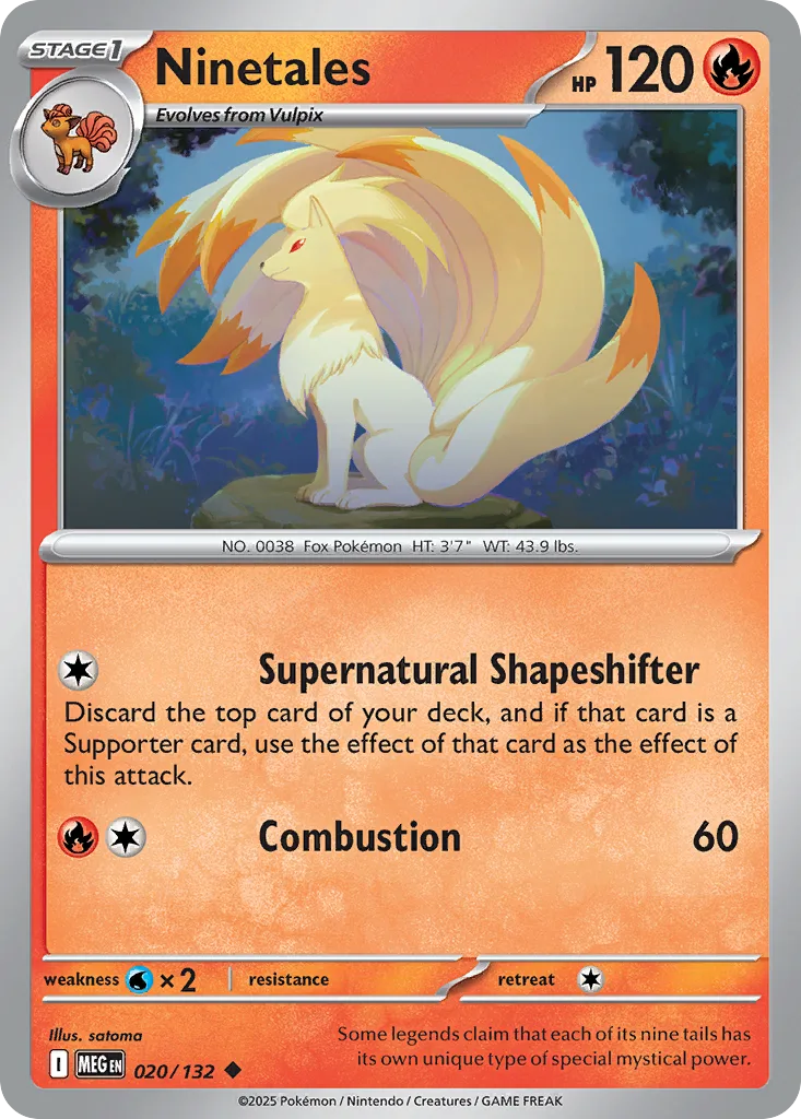 Ninetales, Mega Evolution #020/132