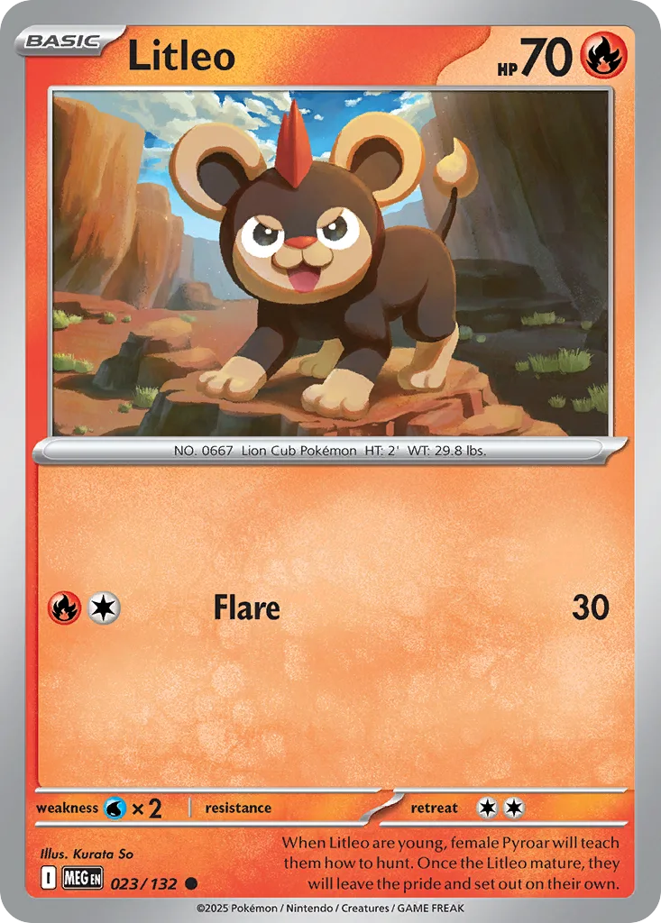 Litleo, Mega Evolution #023/132