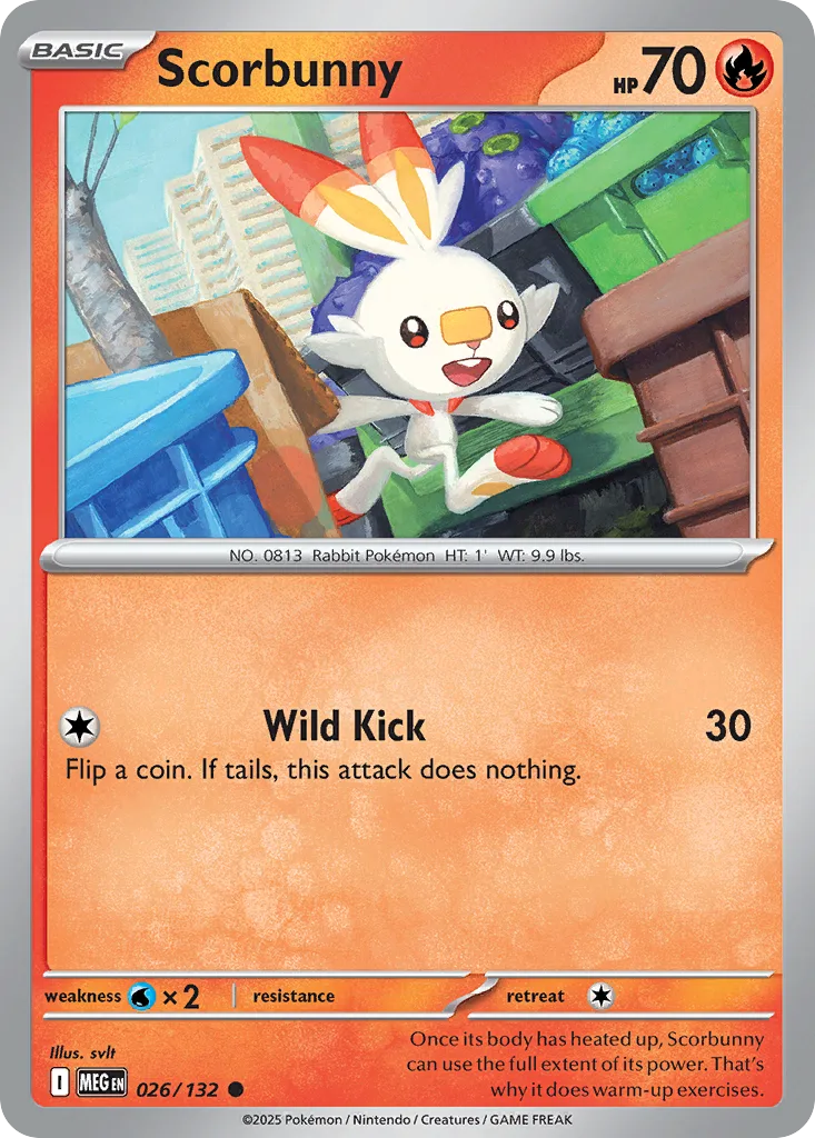 Scorbunny, Mega Evolution #026/132