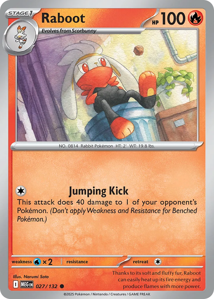 Raboot, Mega Evolution #027/132