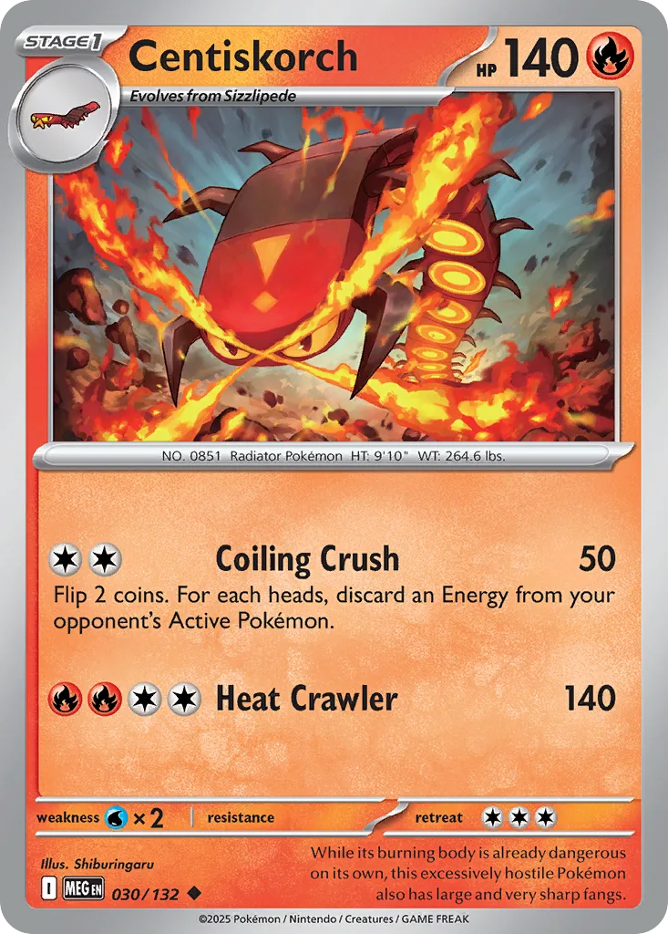 Centiskorch, Mega Evolution #030/132