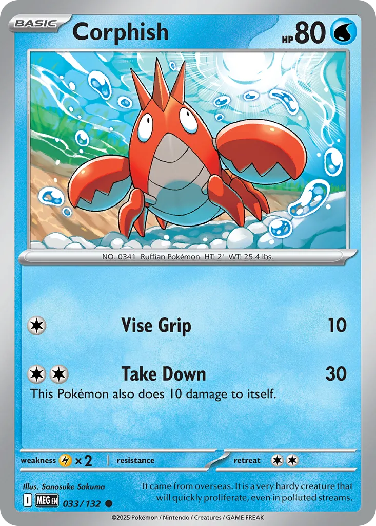 Corphish, Mega Evolution #033/132