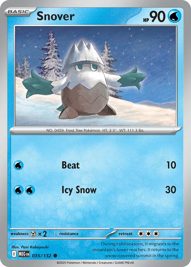 Snover, Mega Evolution #035/132