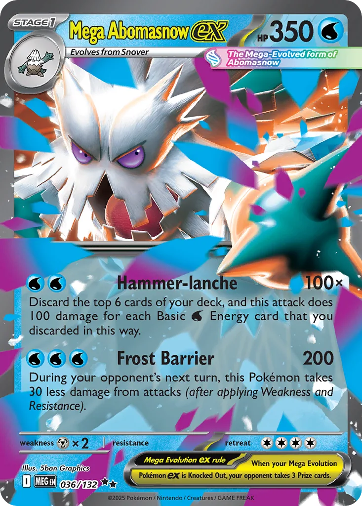 Mega Abomasnow ex, Mega Evolution #036/132