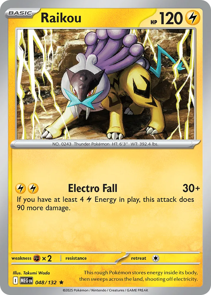 Raikou, Mega Evolution #048/132