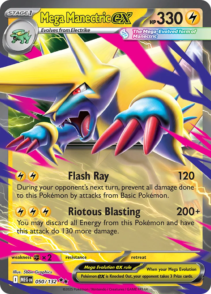 Mega Manectric ex, Mega Evolution #050/132