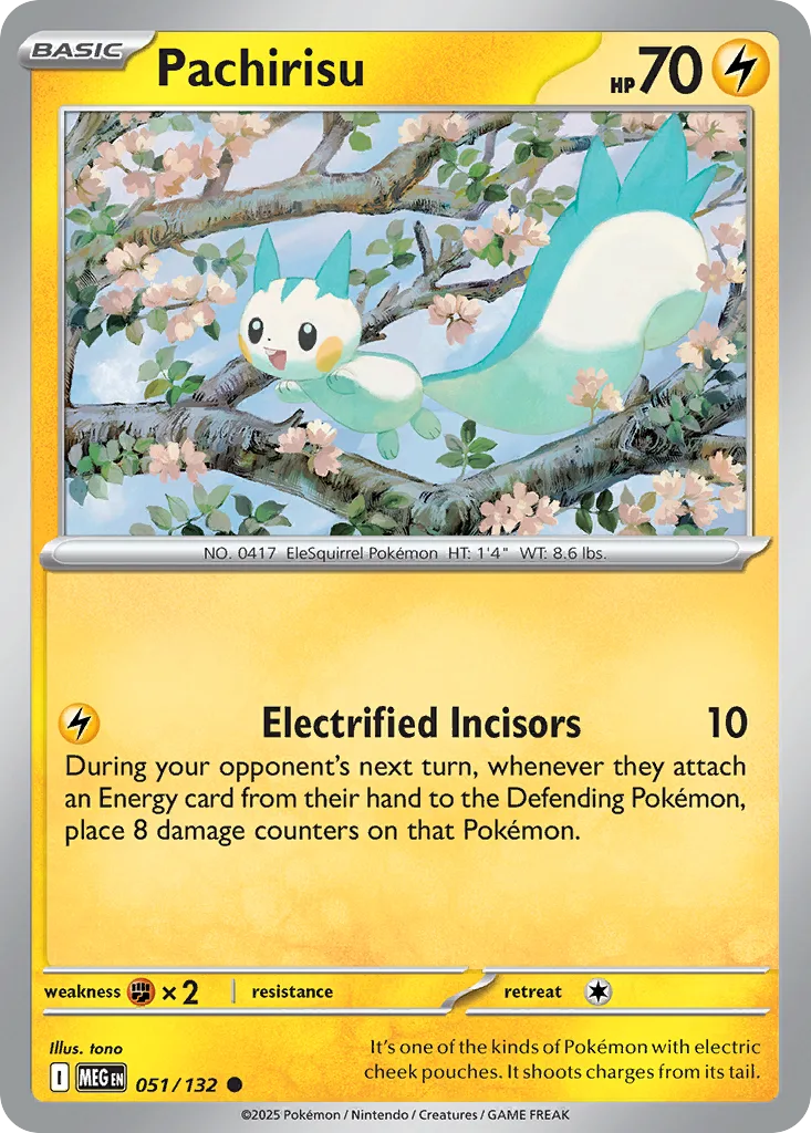 Pachirisu, Mega Evolution #051/132