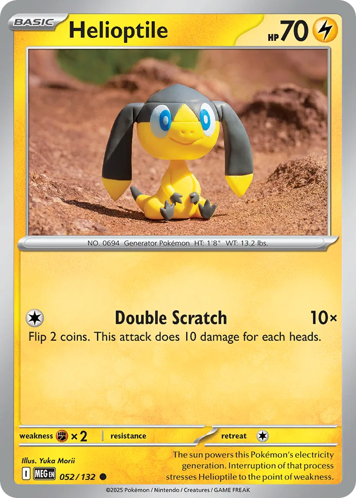 Helioptile, Mega Evolution #052/132