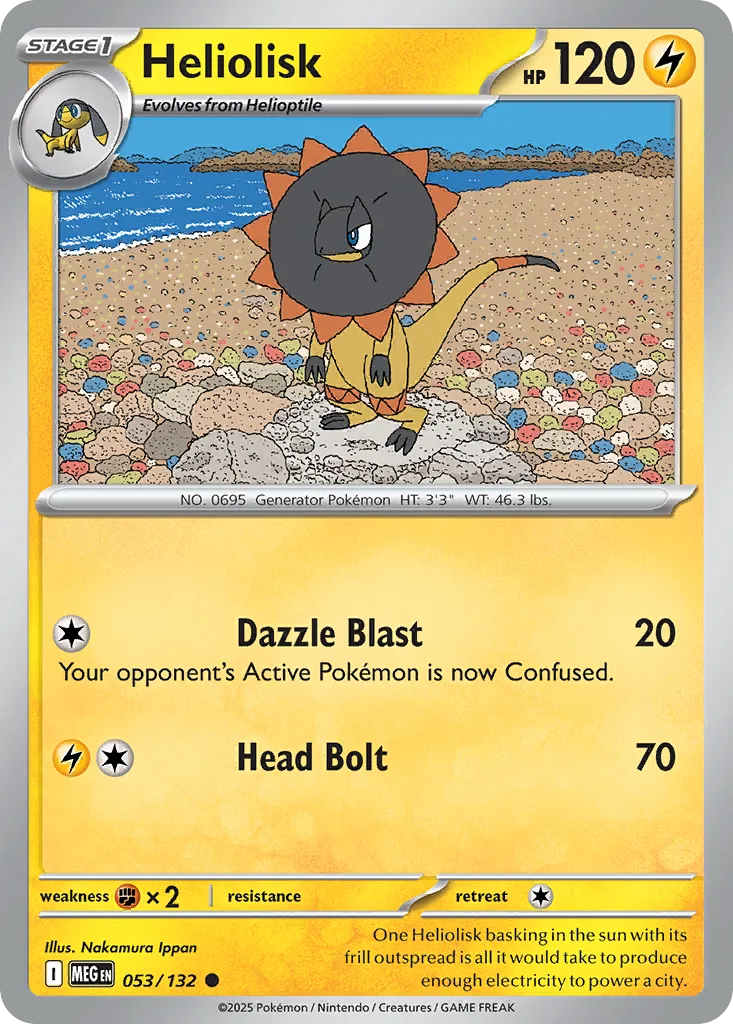 Heliolisk, Mega Evolution #053/132