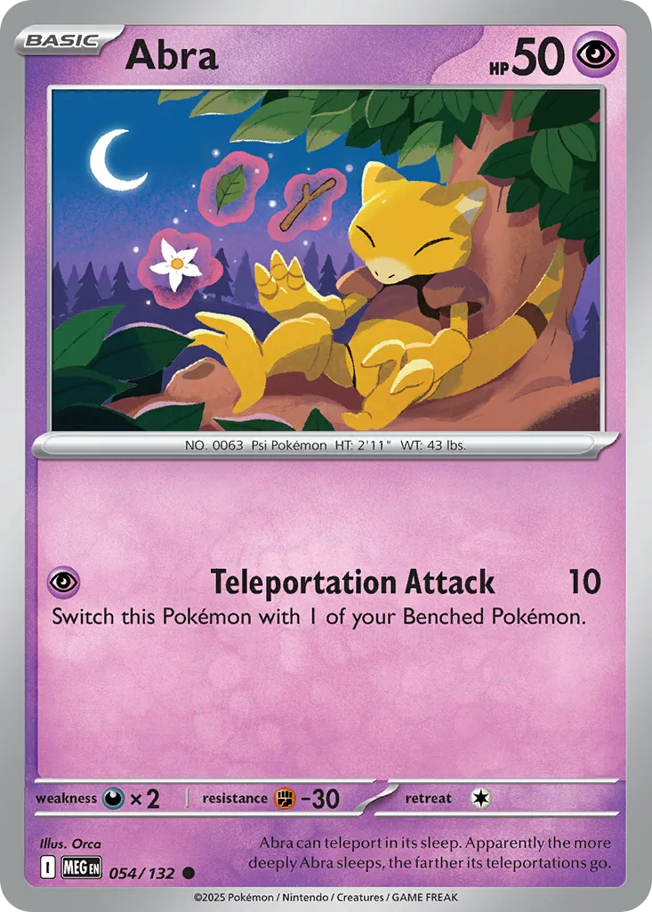 Abra, Mega Evolution #054/132