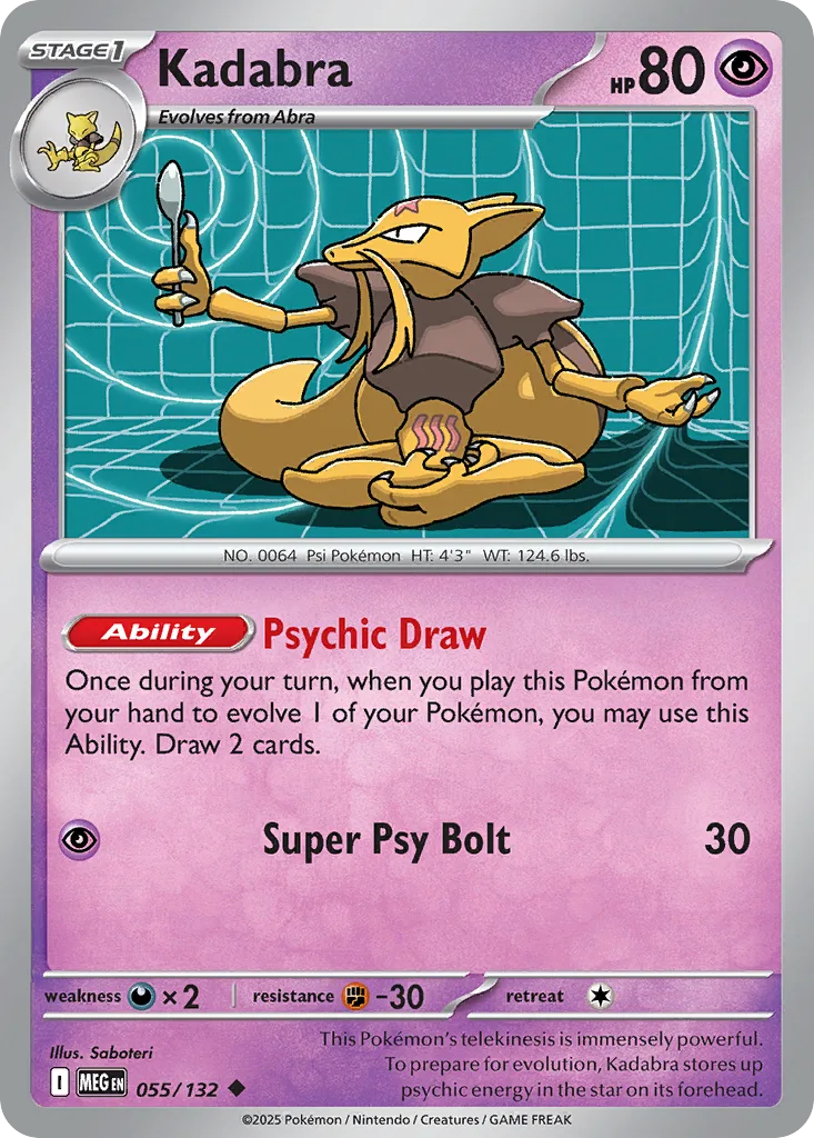 Kadabra, Mega Evolution #055/132