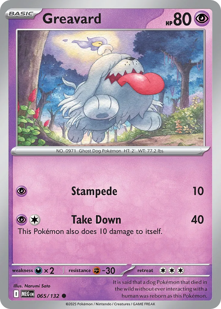 Greavard, Mega Evolution #065/132