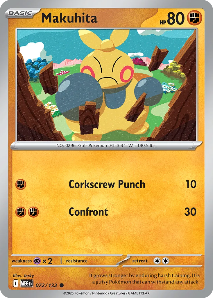 Makuhita, Mega Evolution #072/132