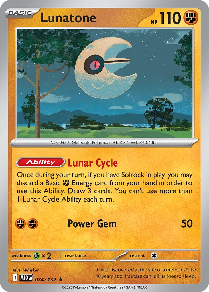 Lunatone, Mega Evolution #074/132
