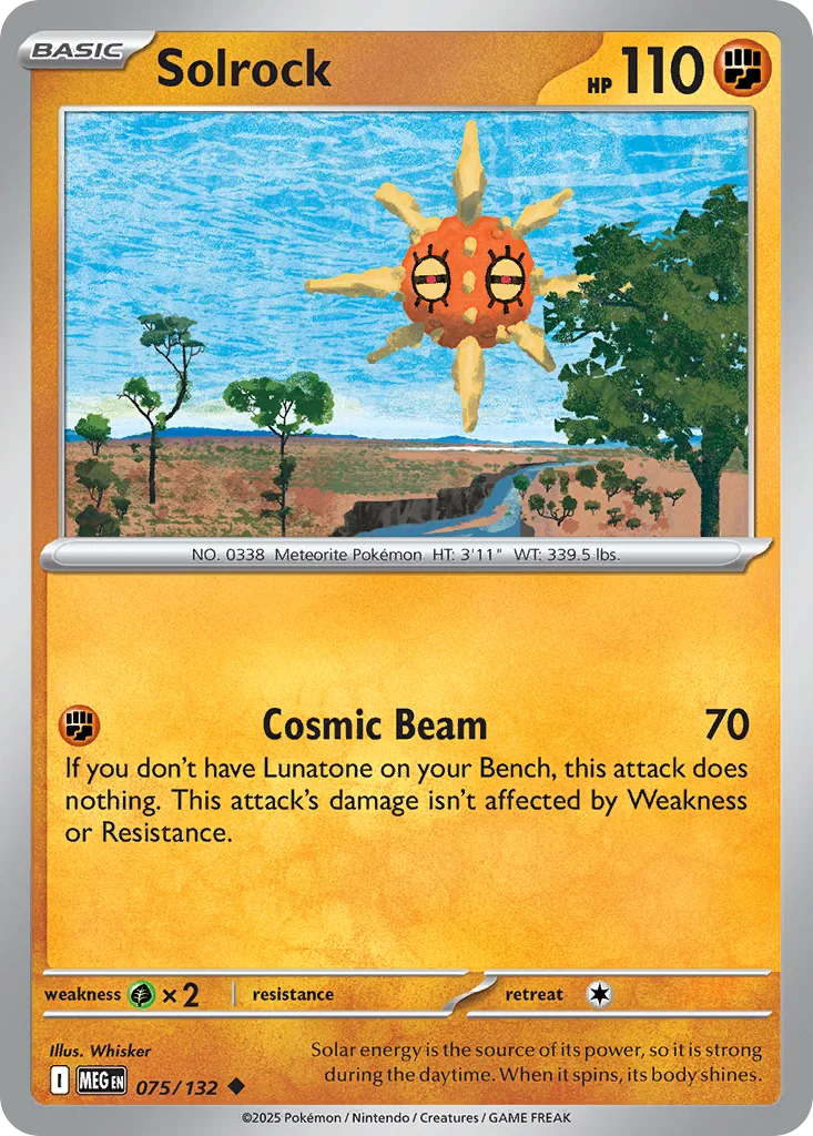 Solrock, Mega Evolution #075/132