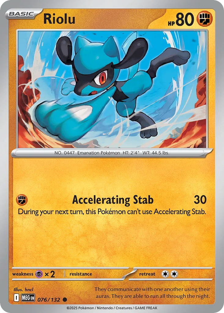 Riolu, Mega Evolution #076/132