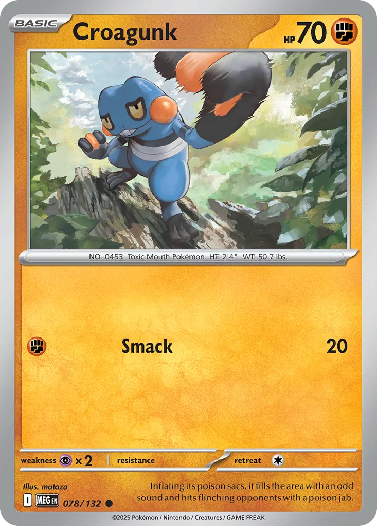 Croagunk, Mega Evolution #078/132