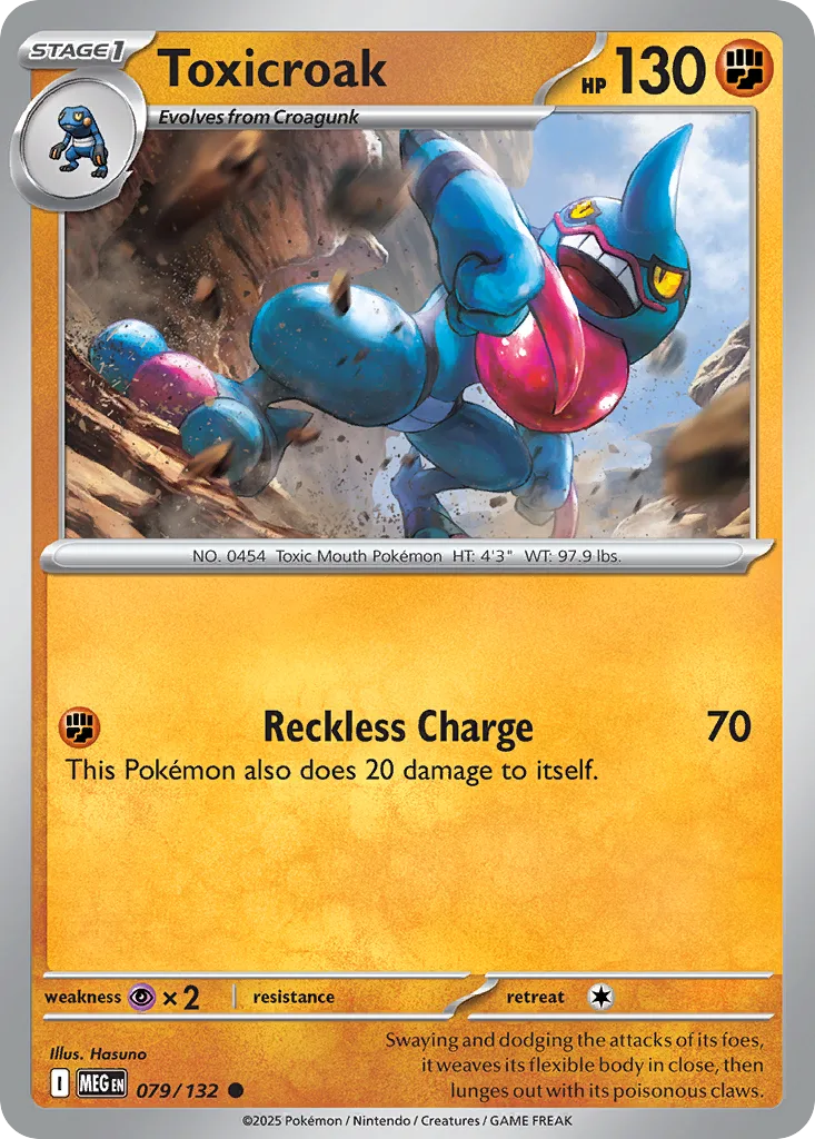 Toxicroak, Mega Evolution #079/132