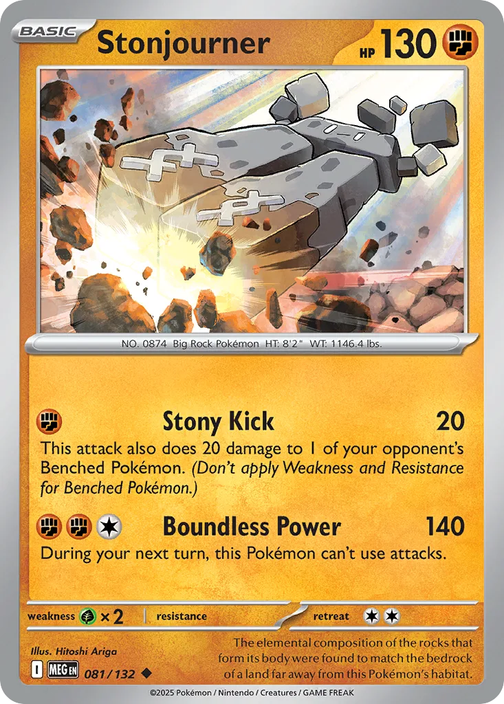 Stonjourner, Mega Evolution #081/132