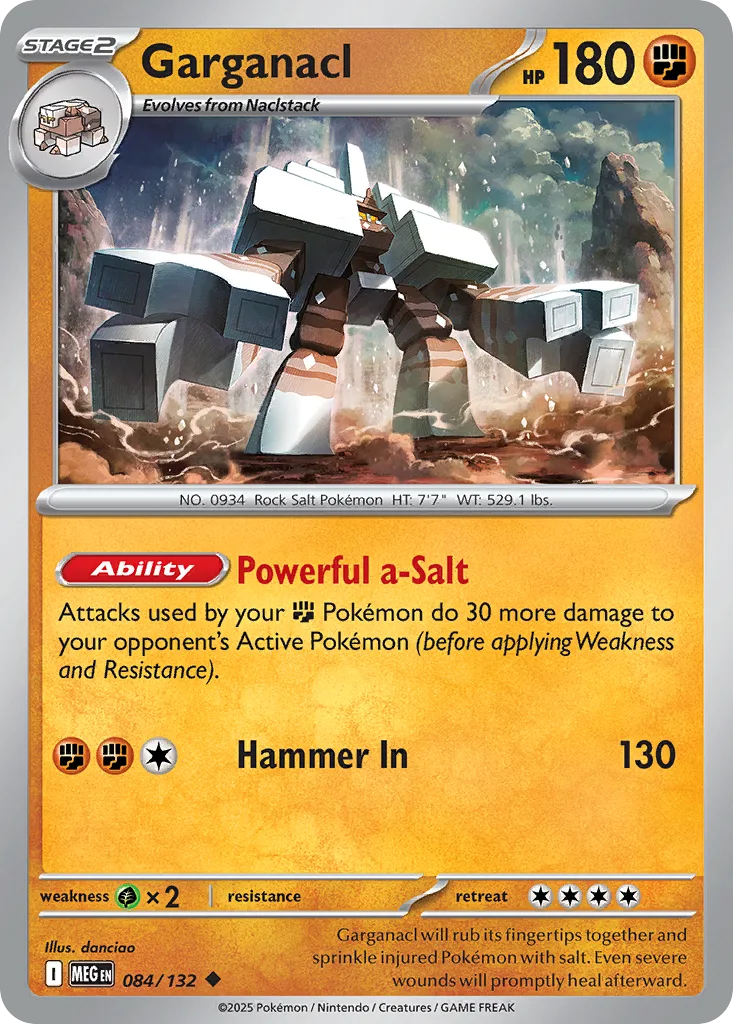 Garganacl, Mega Evolution #084/132