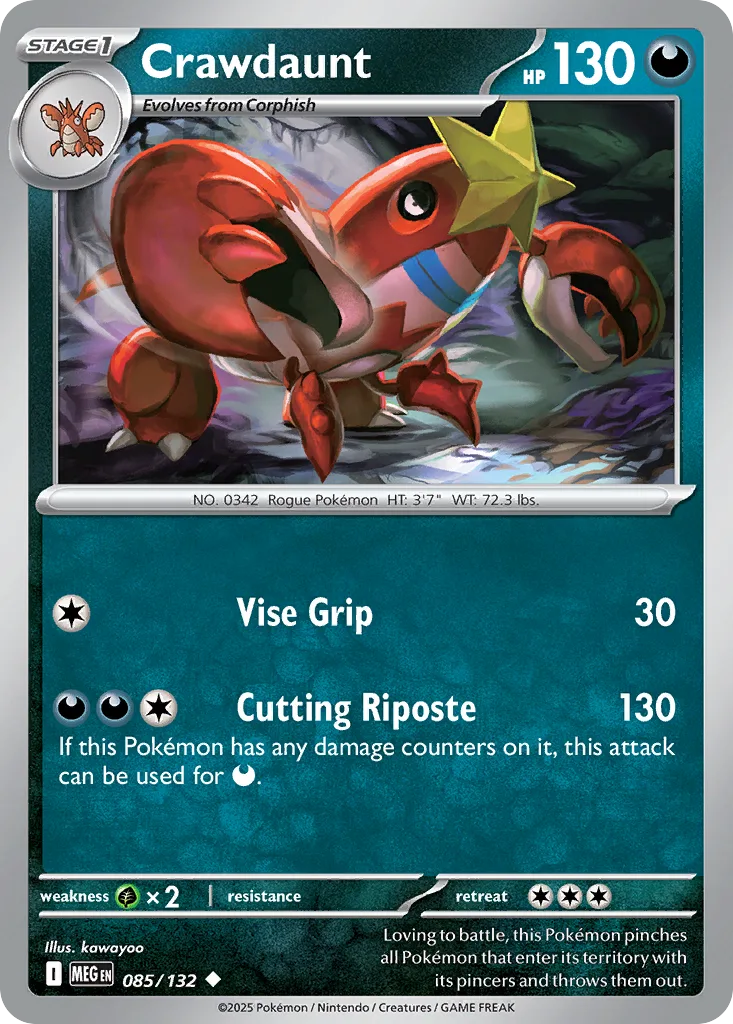 Crawdaunt, Mega Evolution #085/132