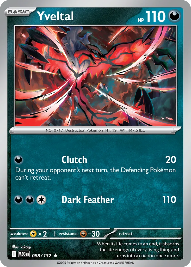 Yveltal, Mega Evolution #088/132
