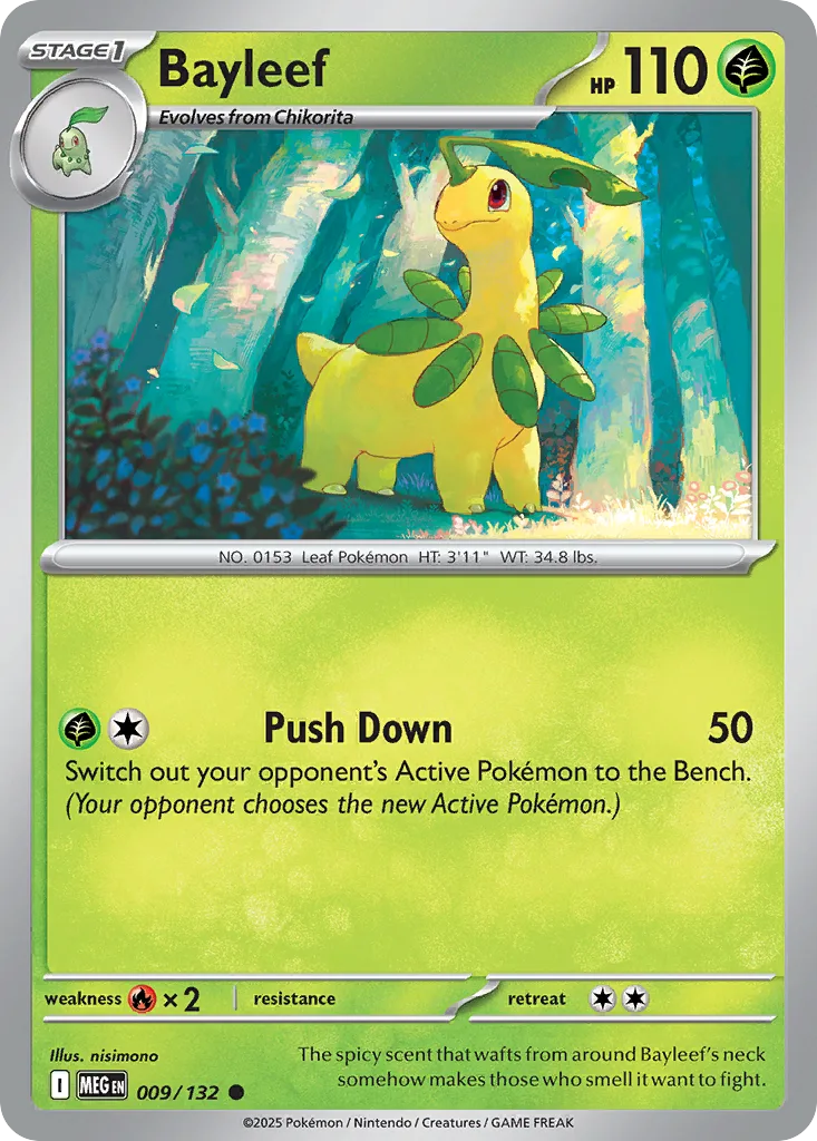 Bayleef, Mega Evolution #009/132