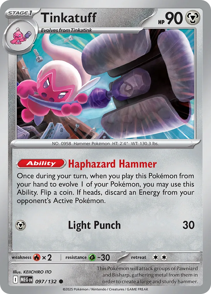 Tinkatuff, Mega Evolution #097/132