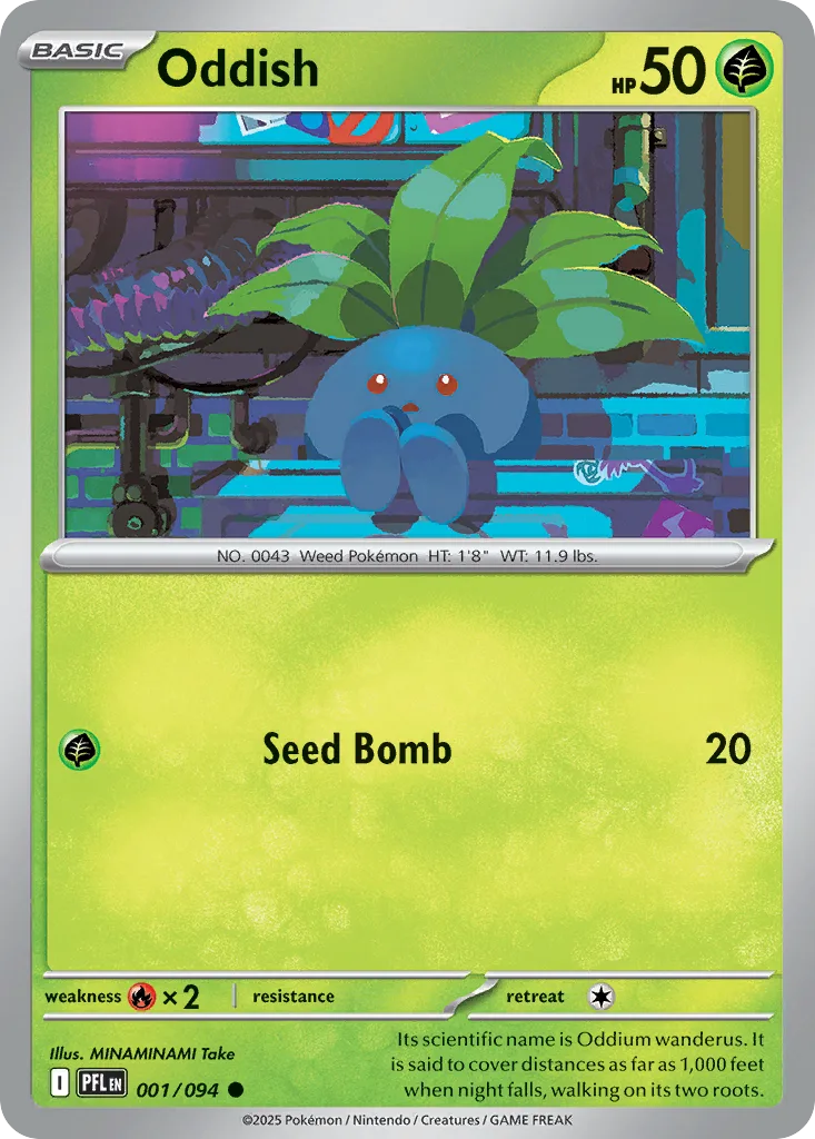 Oddish, Phantasmal Flames #001/094