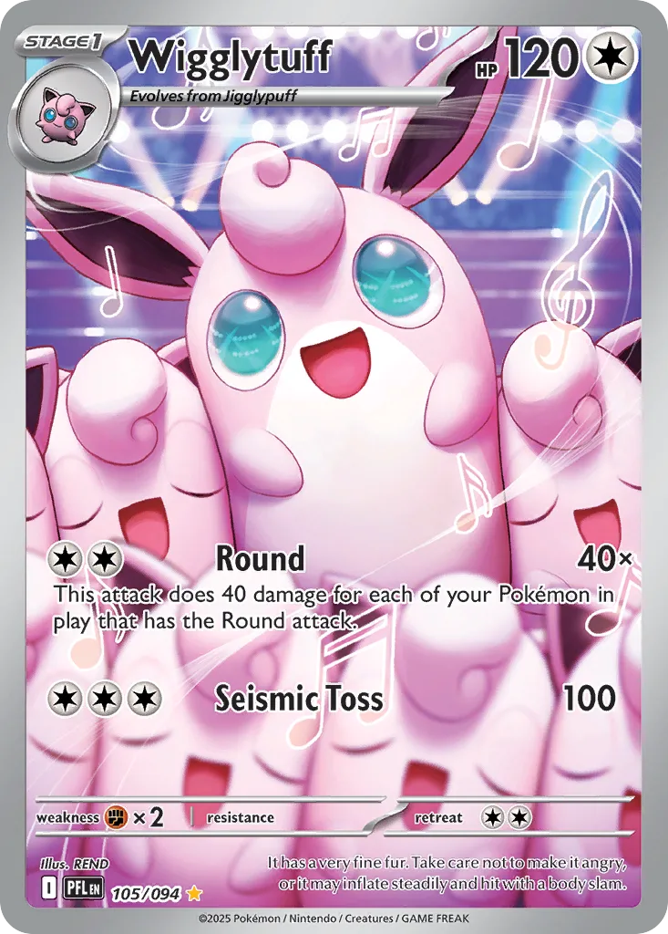 Wigglytuff, Phantasmal Flames #105/094