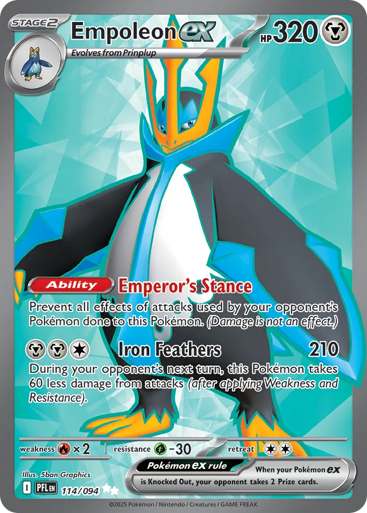 Empoleon ex, Phantasmal Flames #114/094