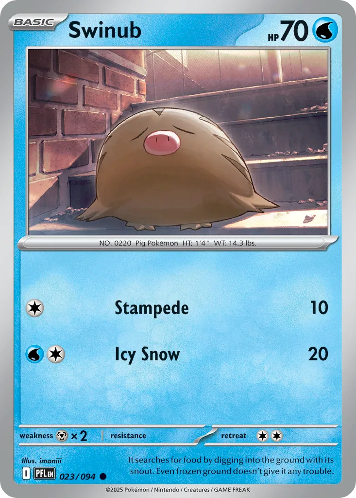 Swinub, Phantasmal Flames #023/094