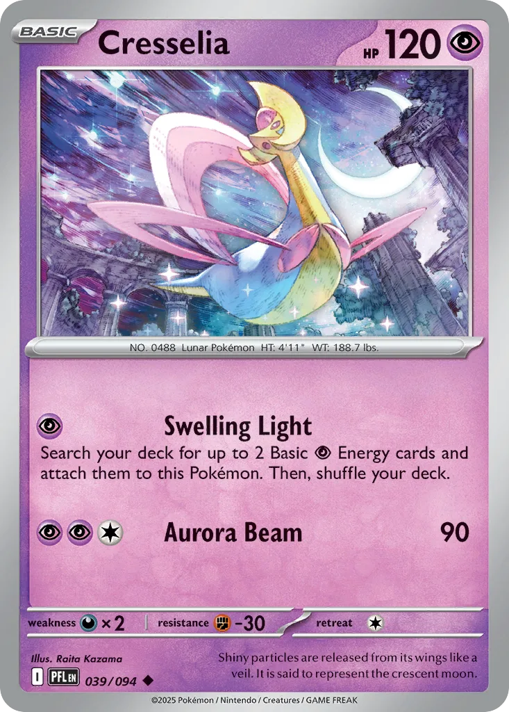 Cresselia, Phantasmal Flames #039/094