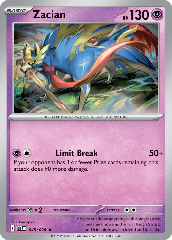Zacian, Phantasmal Flames #045/094