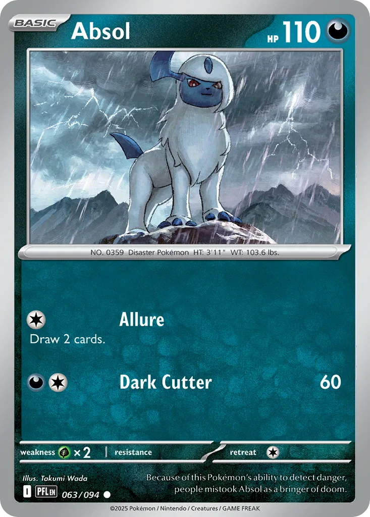 Absol, Phantasmal Flames #063/094