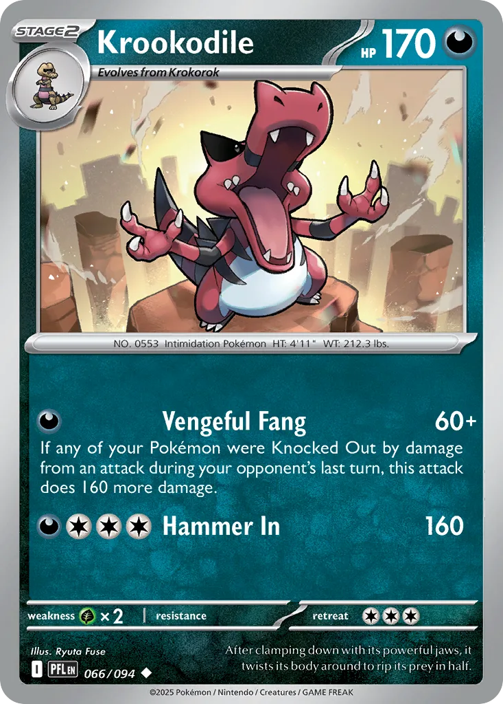 Krookodile, Phantasmal Flames #066/094
