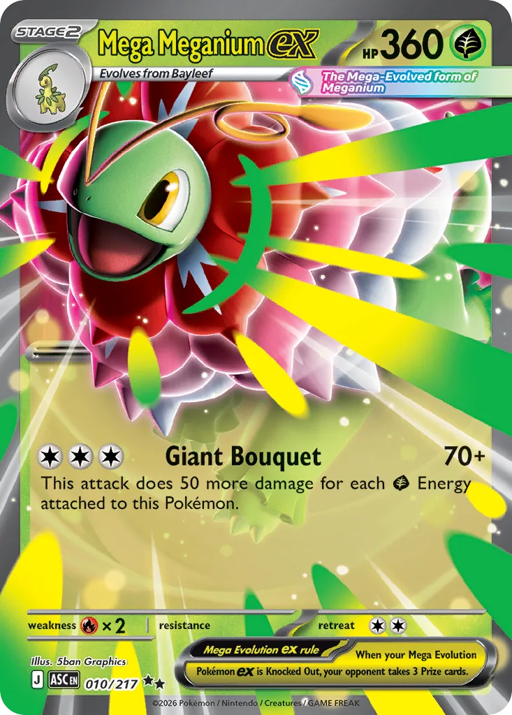 Mega Meganium ex, Ascended Heroes #010/217