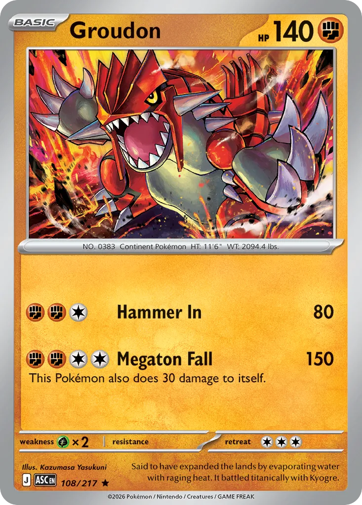 Groudon, Ascended Heroes #108/217