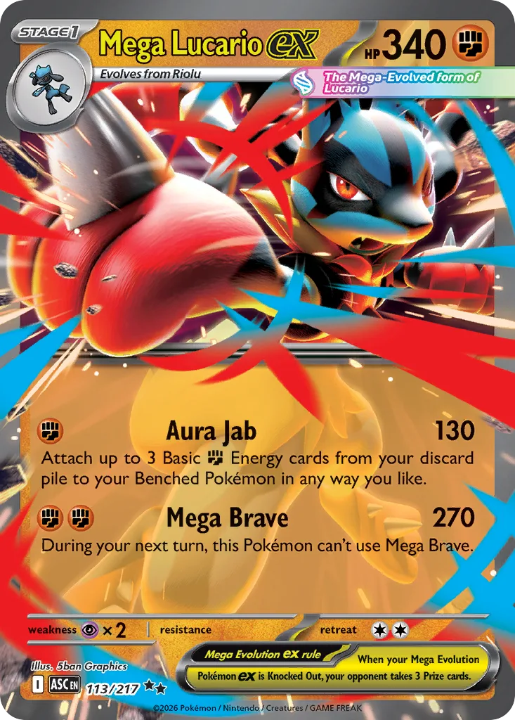 Mega Lucario ex, Ascended Heroes #113/217