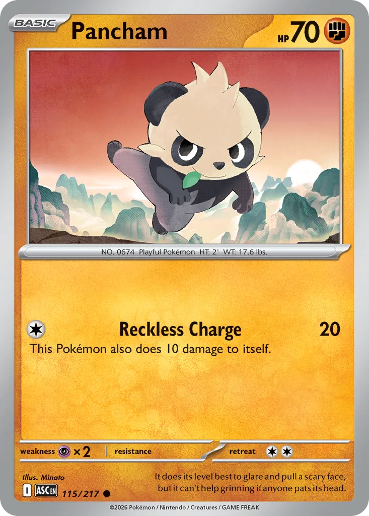 Pancham, Ascended Heroes #115/217