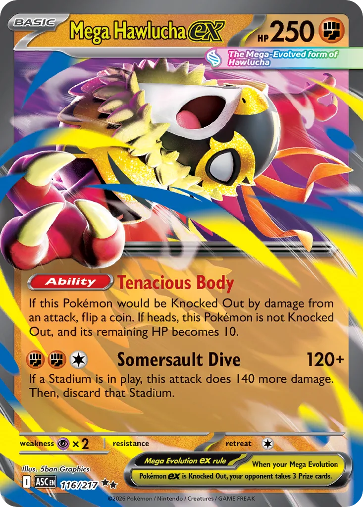 Mega Hawlucha ex, Ascended Heroes #116/217