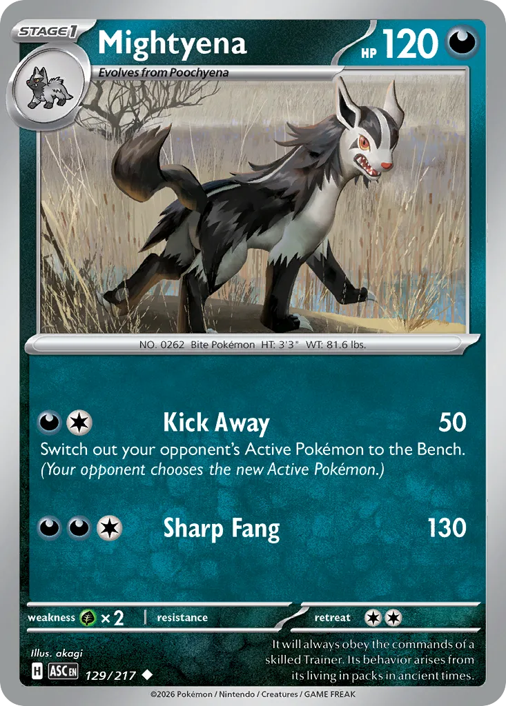 Mightyena, Ascended Heroes #129/217