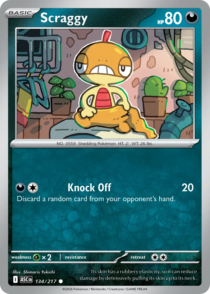 Scraggy, Ascended Heroes #134/217