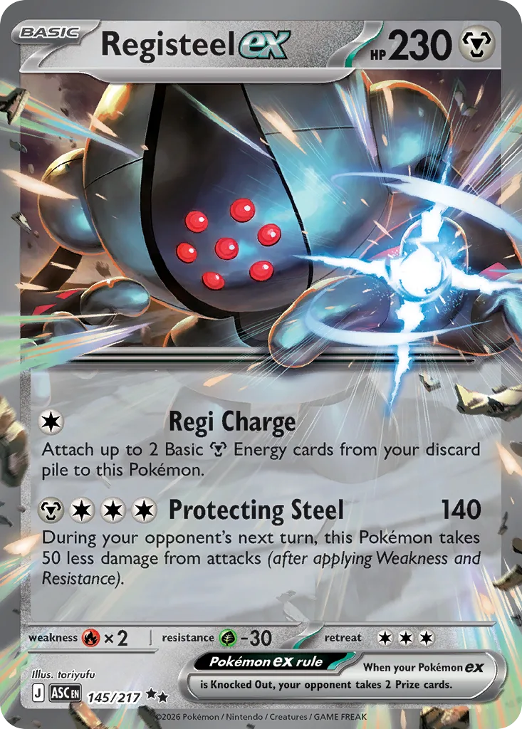 Registeel ex, Ascended Heroes #145/217