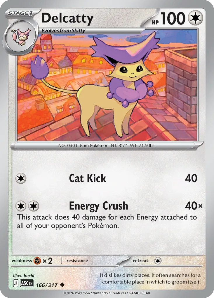 Delcatty, Ascended Heroes #166/217