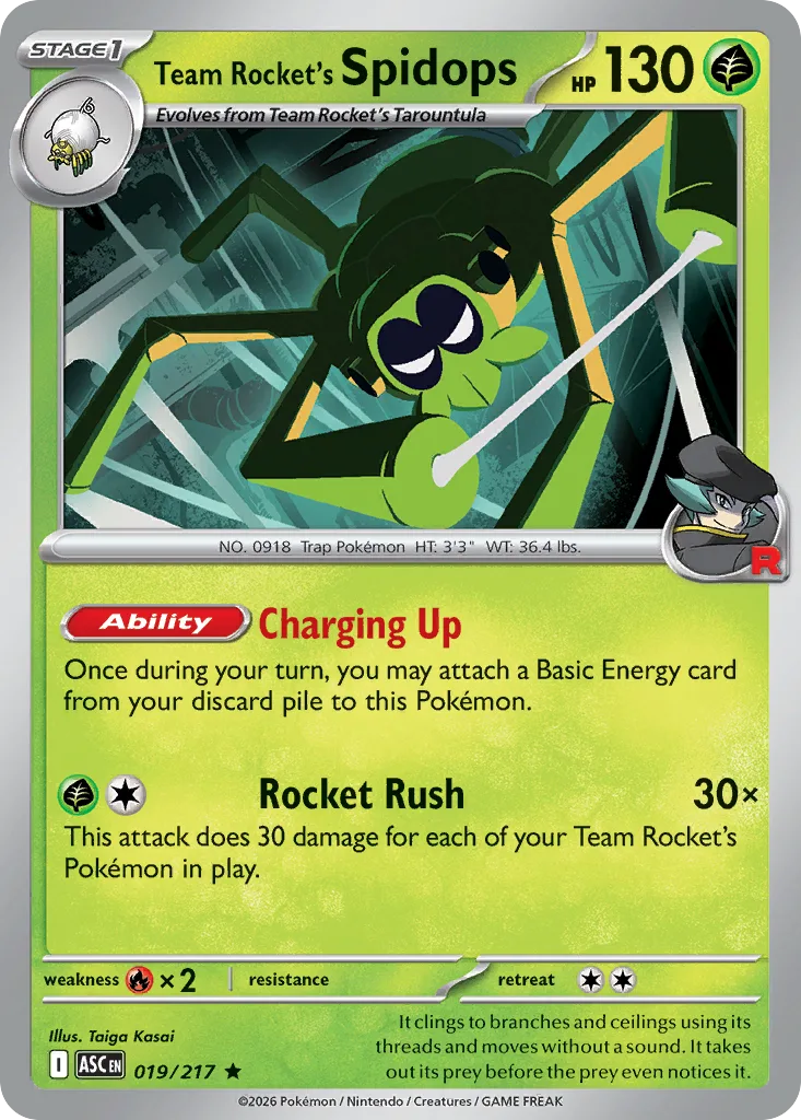 Team Rocket's Spidops, Ascended Heroes #019/217