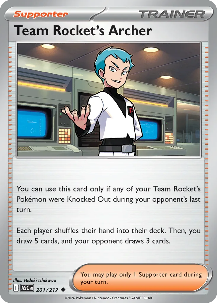 Team Rocket's Archer, Ascended Heroes #201/217